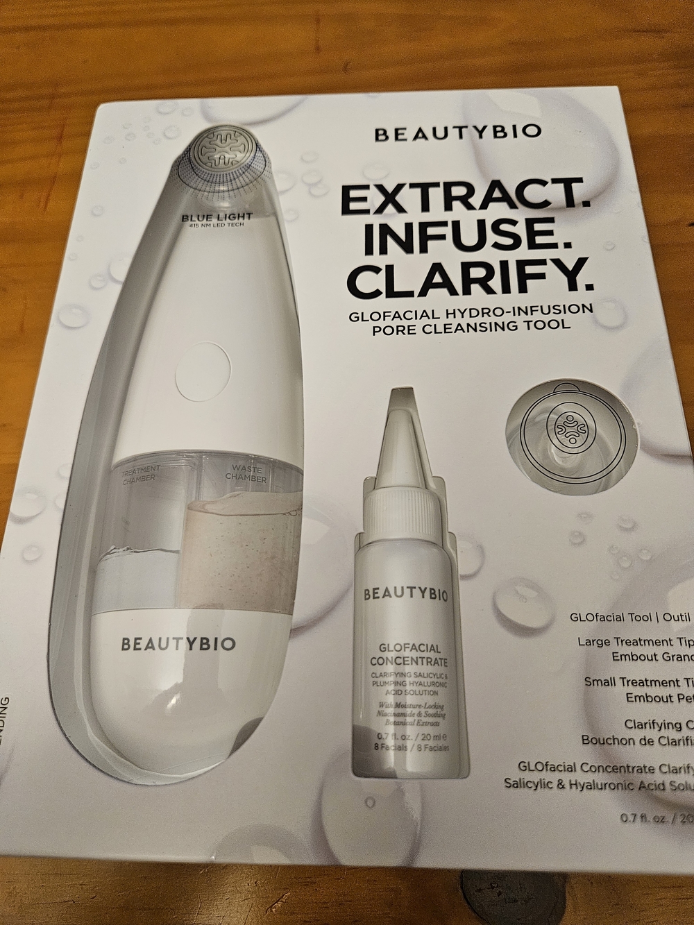 NIB GLOfacial Hydro-Infusion Pore Cleansing Tool - WITH FREE GIFT
